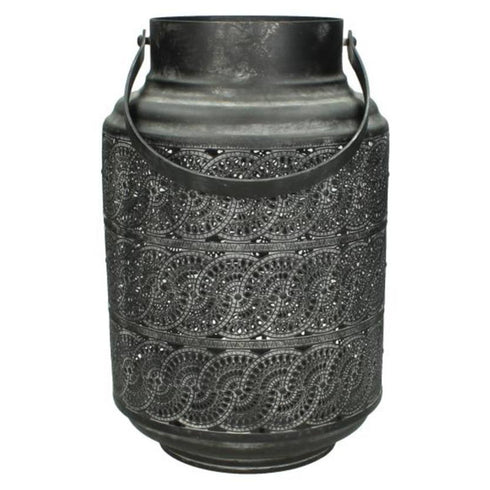 Laterne, Windlicht, Metall, orientalisch, Bohemian, 31cm